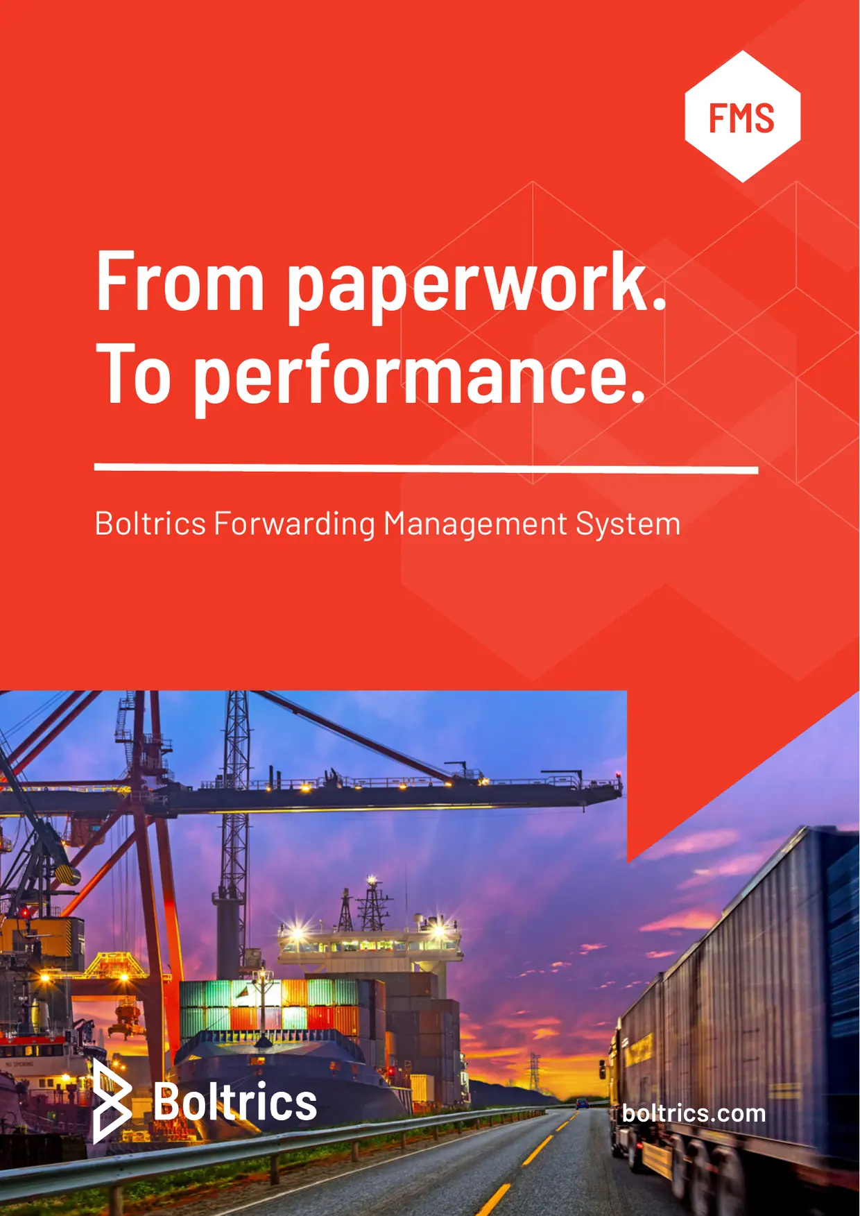 Pagina 1 van 4 van de brochure Boltrics FMS