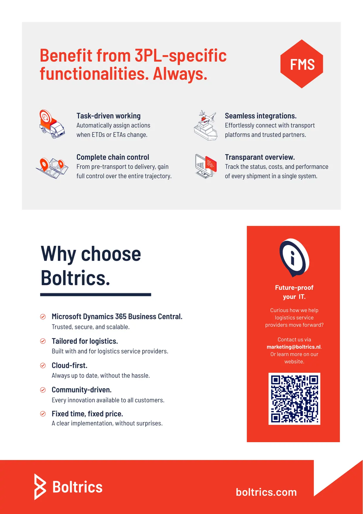 Pagina 4 van 4 van de brochure Boltrics FMS