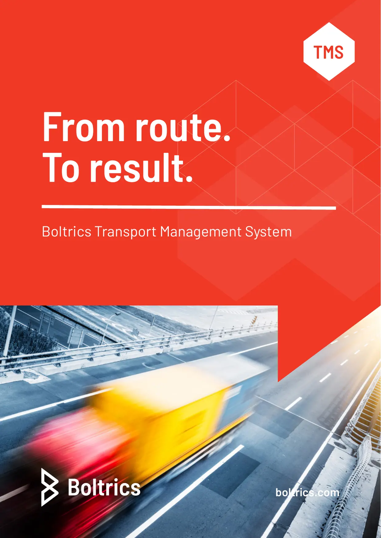 Pagina 1 van 4 van de brochure Boltrics TMS