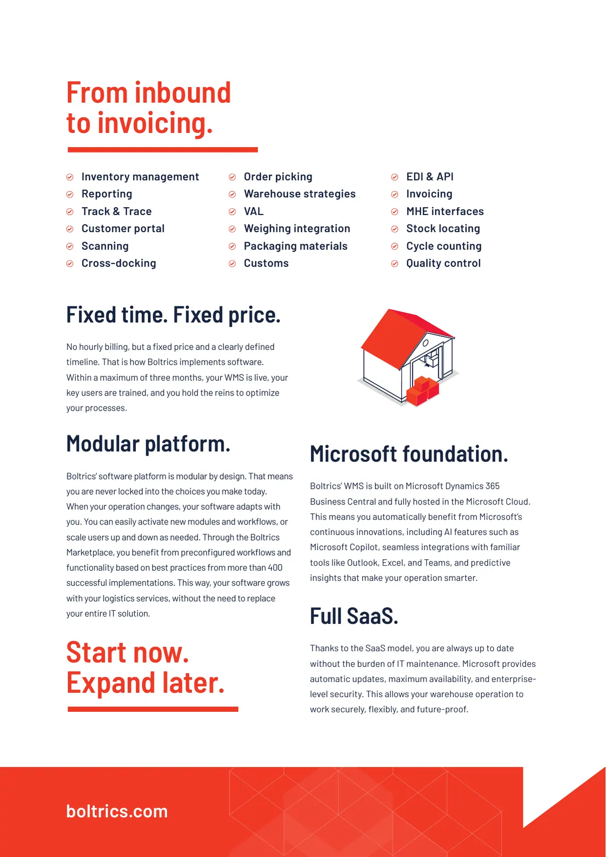 Pagina 3 van 4 van de brochure Boltrics WMS